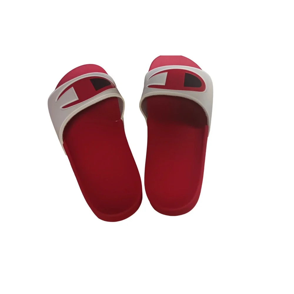Champion Ipo Classic CB Scarlet Mens Red White Black Sandals Slides Size 12 New